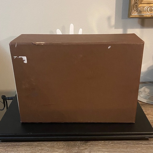 Louis Vuitton Classic Brown Storage Box Drawer Loop Pull 11.25x8x4.25 - Picture 2 of 6